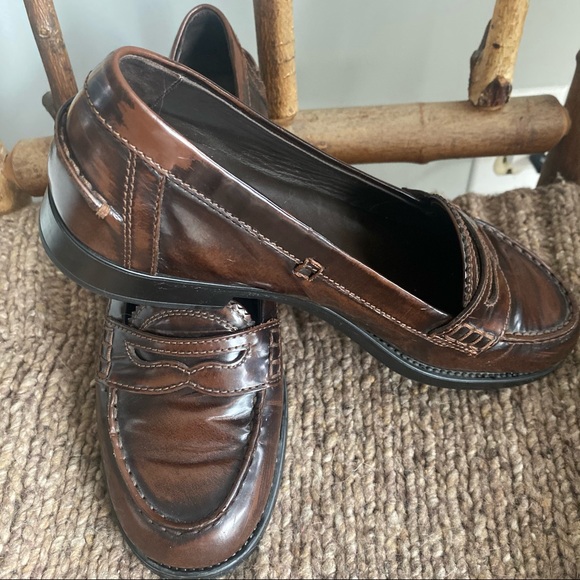 TOD’S Women’s Leather Penny Loafers Sz 38|7 - Picture 10 of 14